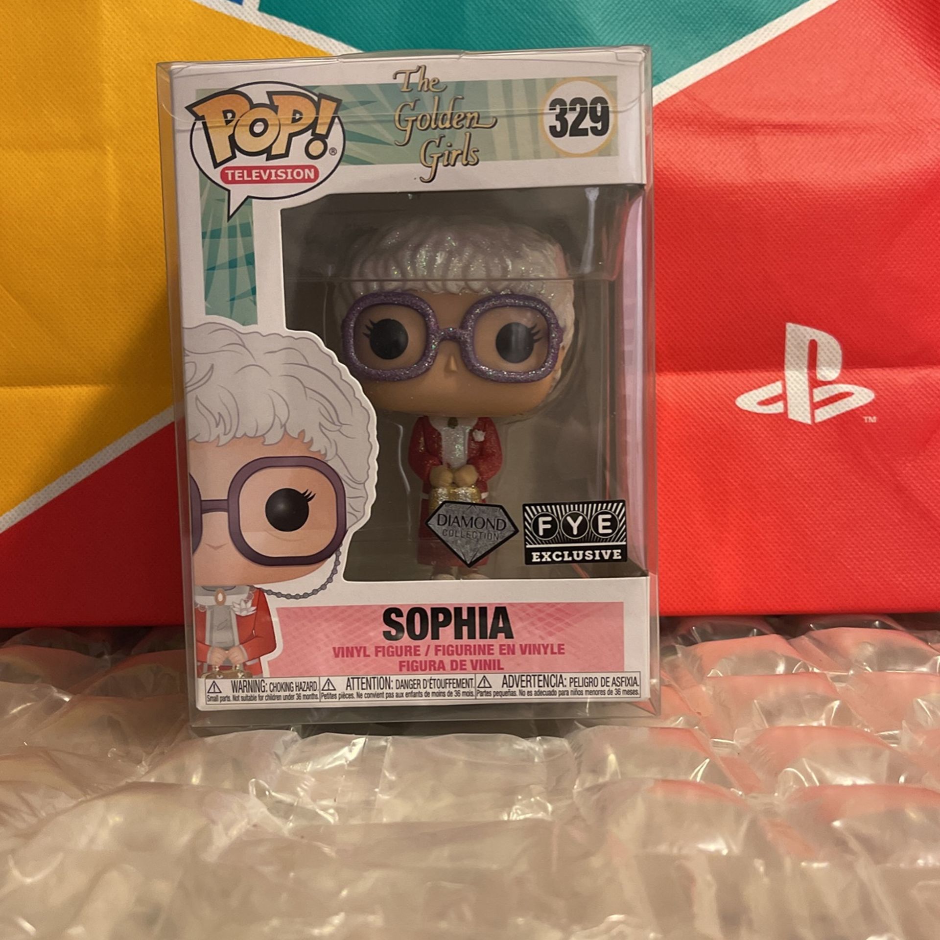 FUNKO POP THE GOLDEN GIRLS SOPHIA DIAMOND COLLECTION FYE EXCLUSIVE