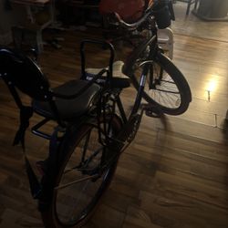 Huffy Beach Cruiser Bike (child Seat)