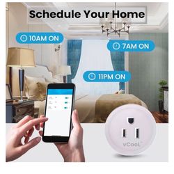 WiFi Smart Outlet - Alexa, Google Home Assistant Compatibility with Remote Control, Voice Control & Timer Function | No Hub Required | Certified White