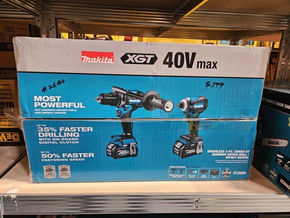 Makita 40v Max Brushless Pieces Combo Kit