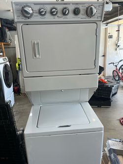 Stacked washer / dryer