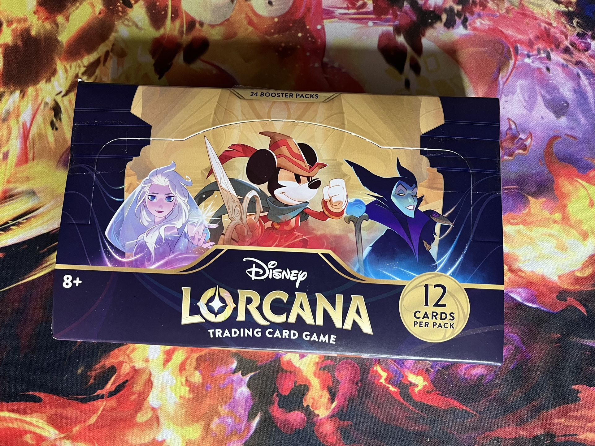 Disney Lorcana First Chapter 24 booster pack display Box