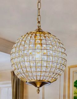 Huoku Gold Crystal Chandelier