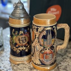 Vintage German Beer Steins. Made In Germany 