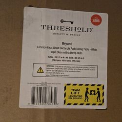 Threshold Bryant 6-Person Patio Dining Table