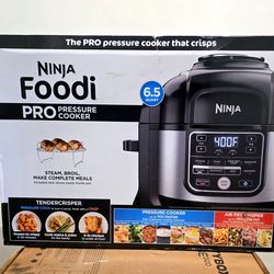 🔥Ninja Foodi 10-in-1 PRO 6.5 Qt Pressure Cooker w/ TenderCrisp Technology, Air Fryer,