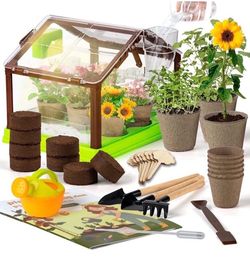 Plant Kit for Kids,Grow House with Irrigation System,Growing Room Garden Tools, Gardening Kit Gifts for Preschool Boys Girls
