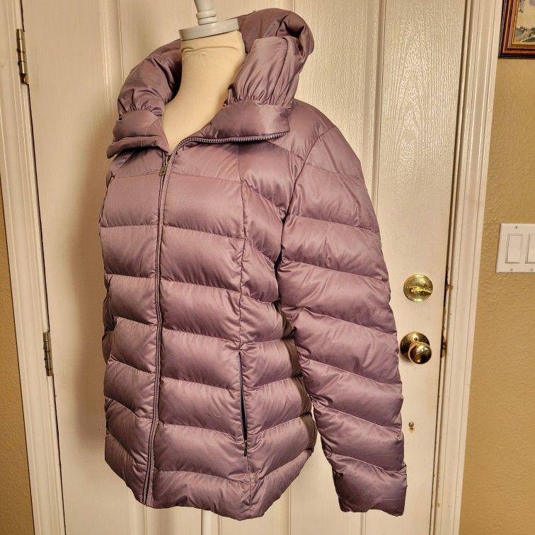 Women's Patagonia Jacket Downtown Feather Down Purple Size Large