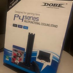 Cooling  Fan Station & Control Charging  Base For PS4 