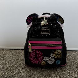 NEW with tag Disney Parks Fireworks Minnie Mouse Main Attraction Backpack Loungefly