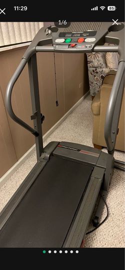 It’s very good treadmill machine it’s barely used