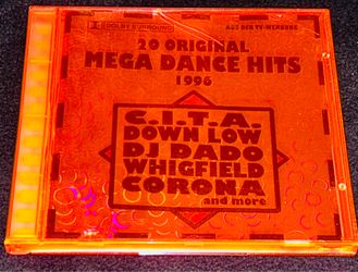Rare Hologram CD 20 Original Mega Dance Hits 1996