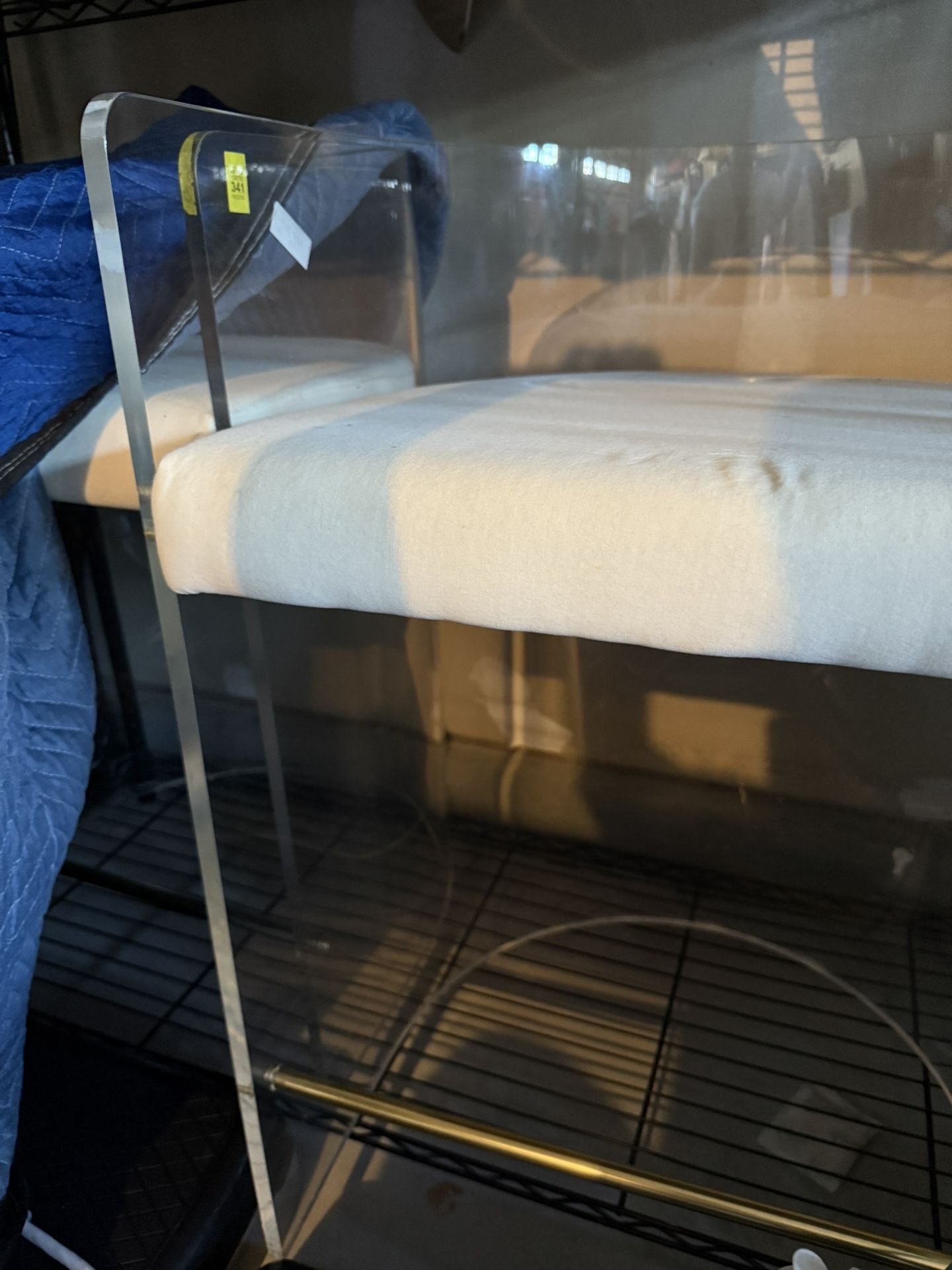 CB2 Acrylic Counter Stools (3) Set