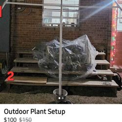 GIANT PLANT STAND WITH CANOPY/SUNSHADE