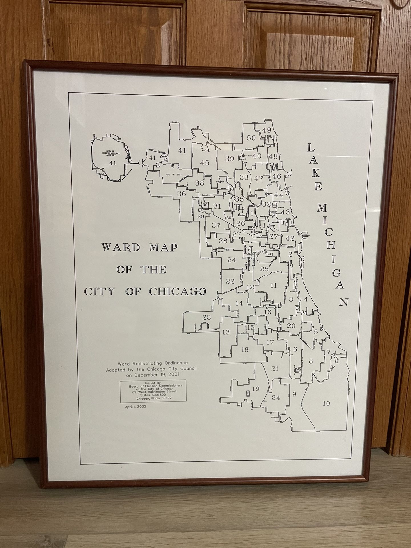Ward Map Of The City Of Chicago