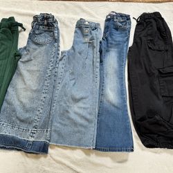 Jeans And Pants And Leggings For Girl 6-7 Y