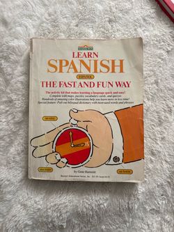 Leaning Spanish Book Barron's Learn Spanish The Fast and Fun Way