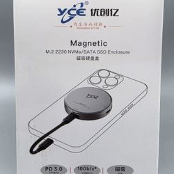 Magnetic NVMe/SATA SSD Enclosure 