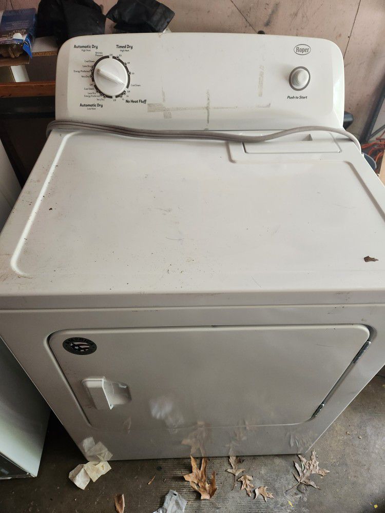 Roper washer and dryer set