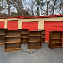 Bookcases Real Walnut Wood Multiple Available 
