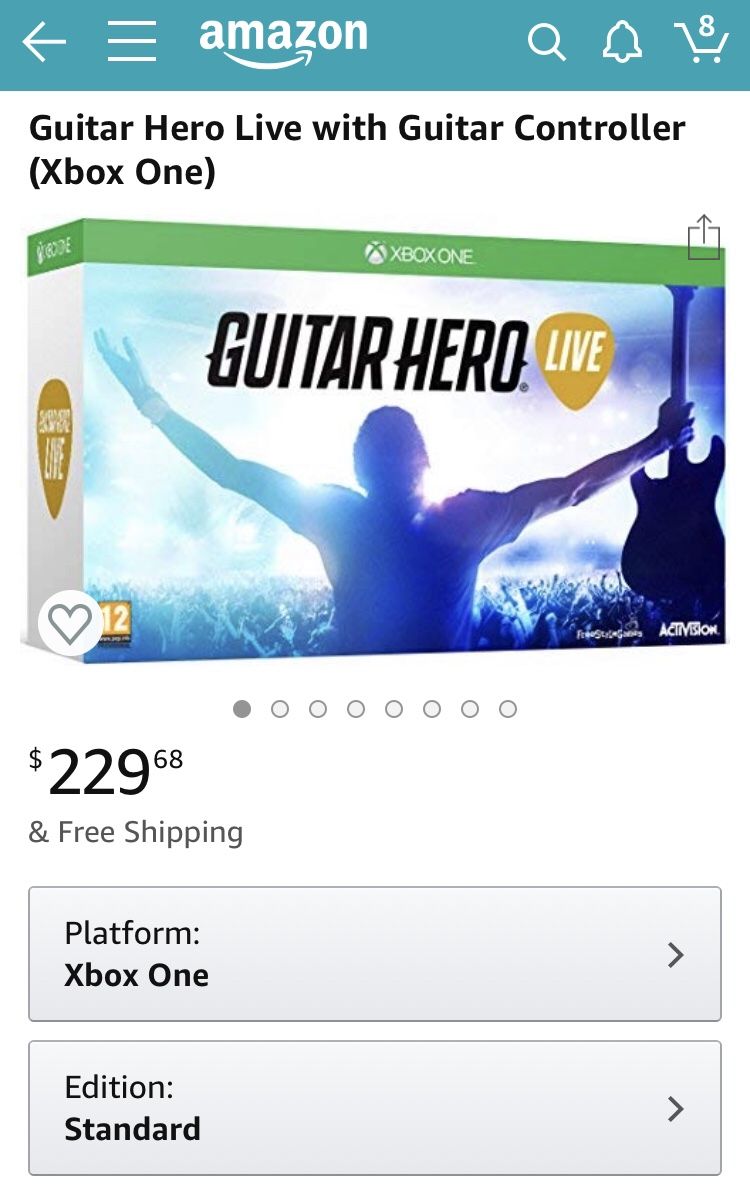 Guitar Hero Live with Guitar Controller (Xbox One)