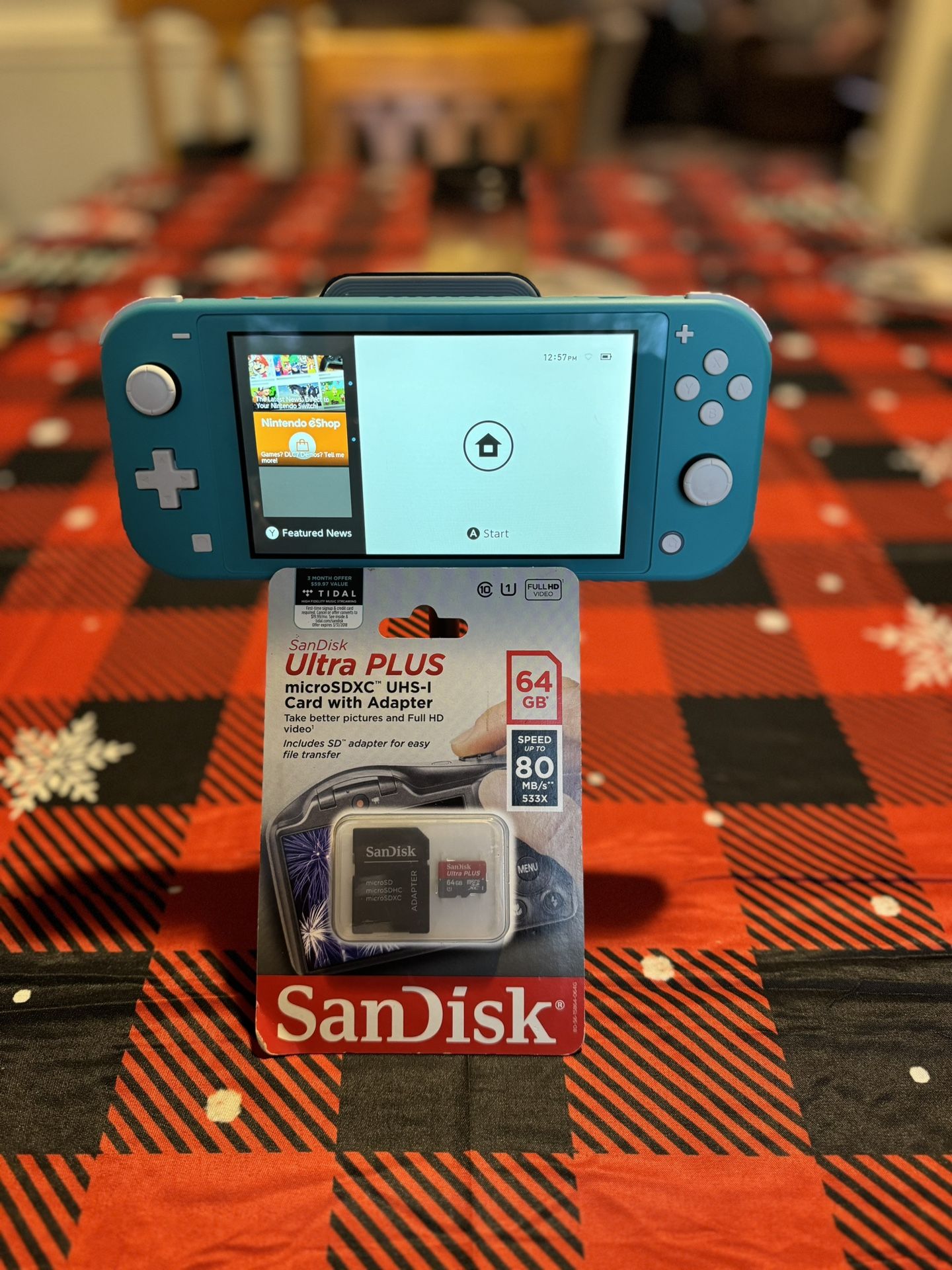Nintendo Switch With Memory Card