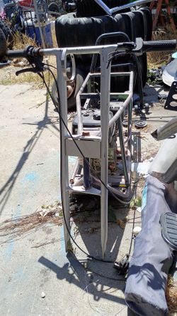 Mini bike frame and engine