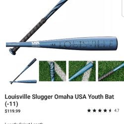 Louisville Slugger Omaha Bat 28/17oz