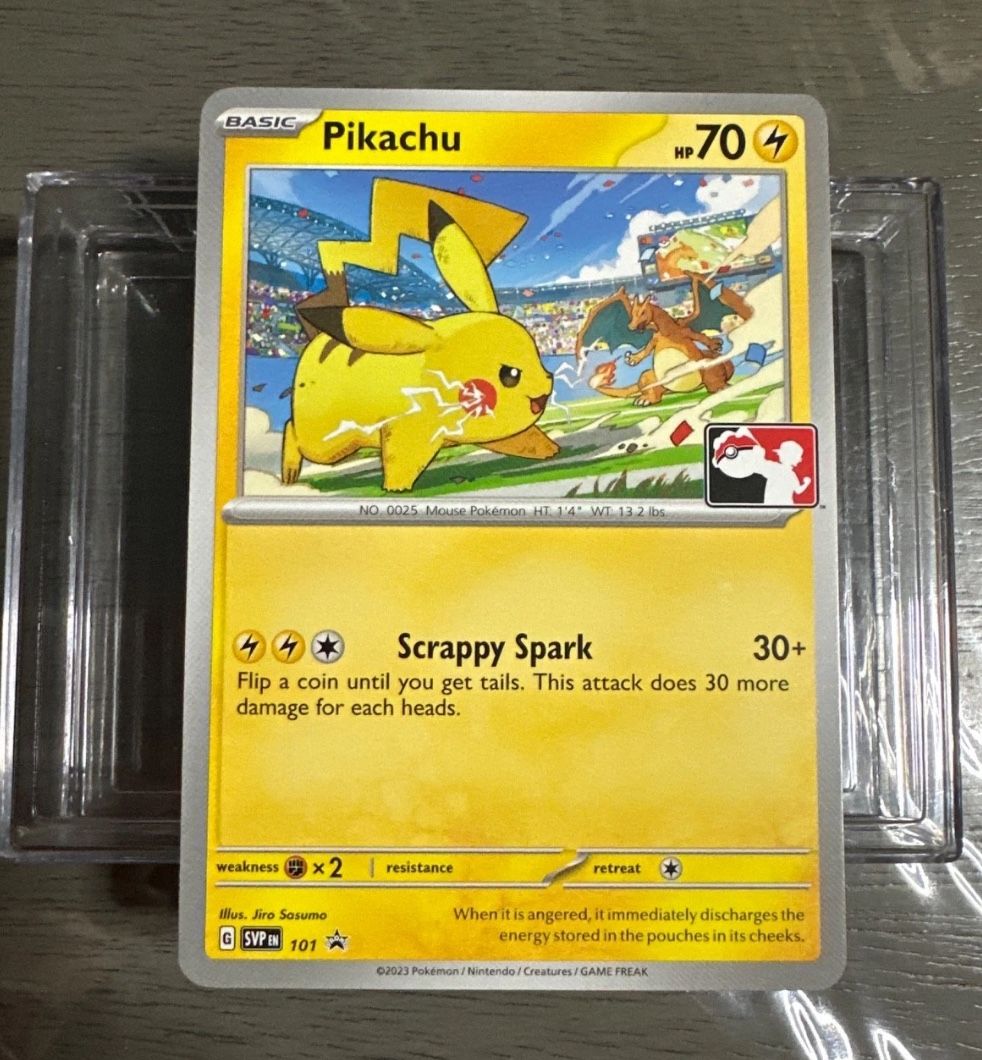 2023 25 Pokemon SV Black Star Promos SVP EN Pikachu #101