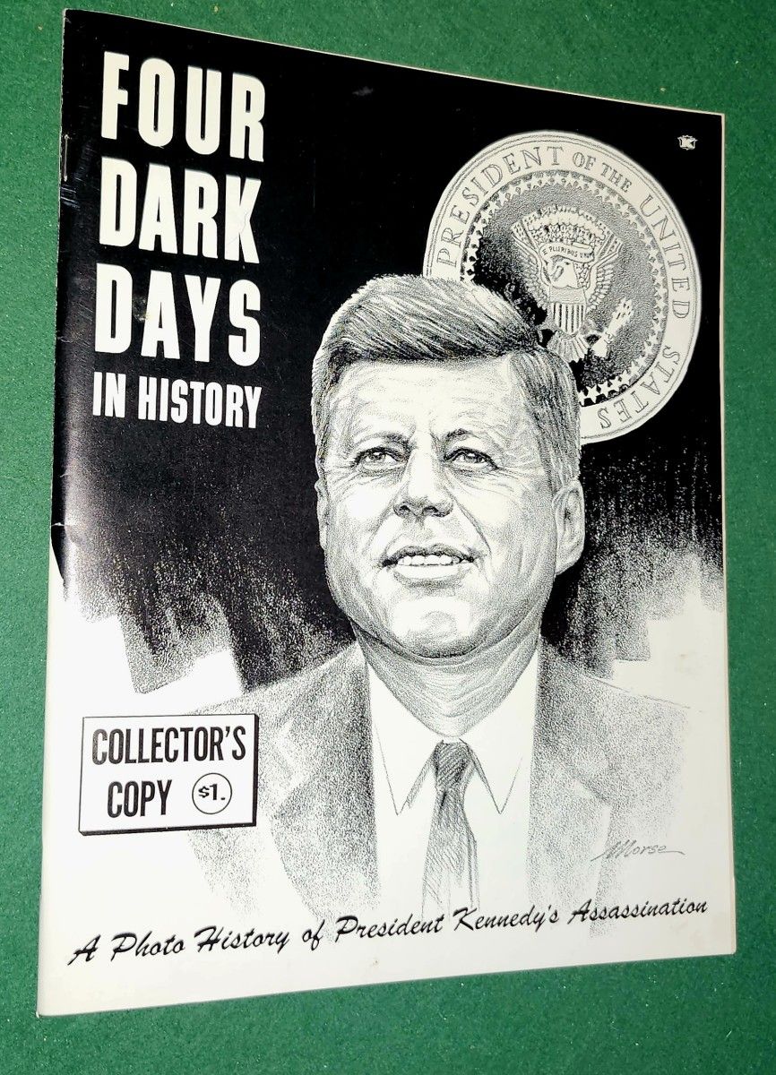 1963 Four Dark Days in History of President John F. Kennedy Assassination. NEAR MINT!