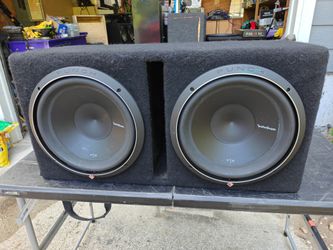 Rockford Fosgate P2 12s in custom ported box