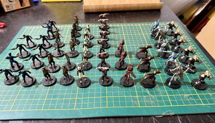 Star Wars Table Top RPG Miniatures Lot Of 49 - Jedi Devaronian Nikito Kaminoan..