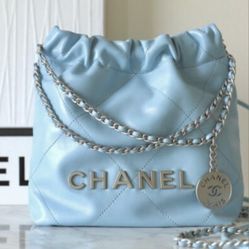 Light Blue Small 22 Bag Crossbody 