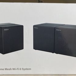 AX1800 Mesh WiFi 6 System,ROCK WiFi Mesh Network Coverage up to 6,000 Sq.ft.WiFi Extender