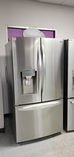 LG French Door Fridge – Stainless, Ice & Water Dispenser