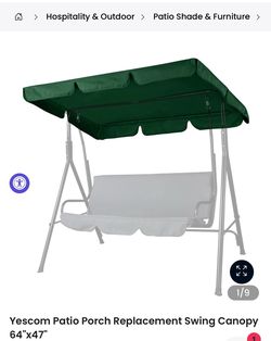 Swing canopy top 64 x47
