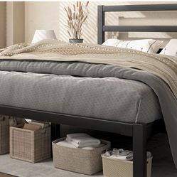 King Metal Frame Bed
