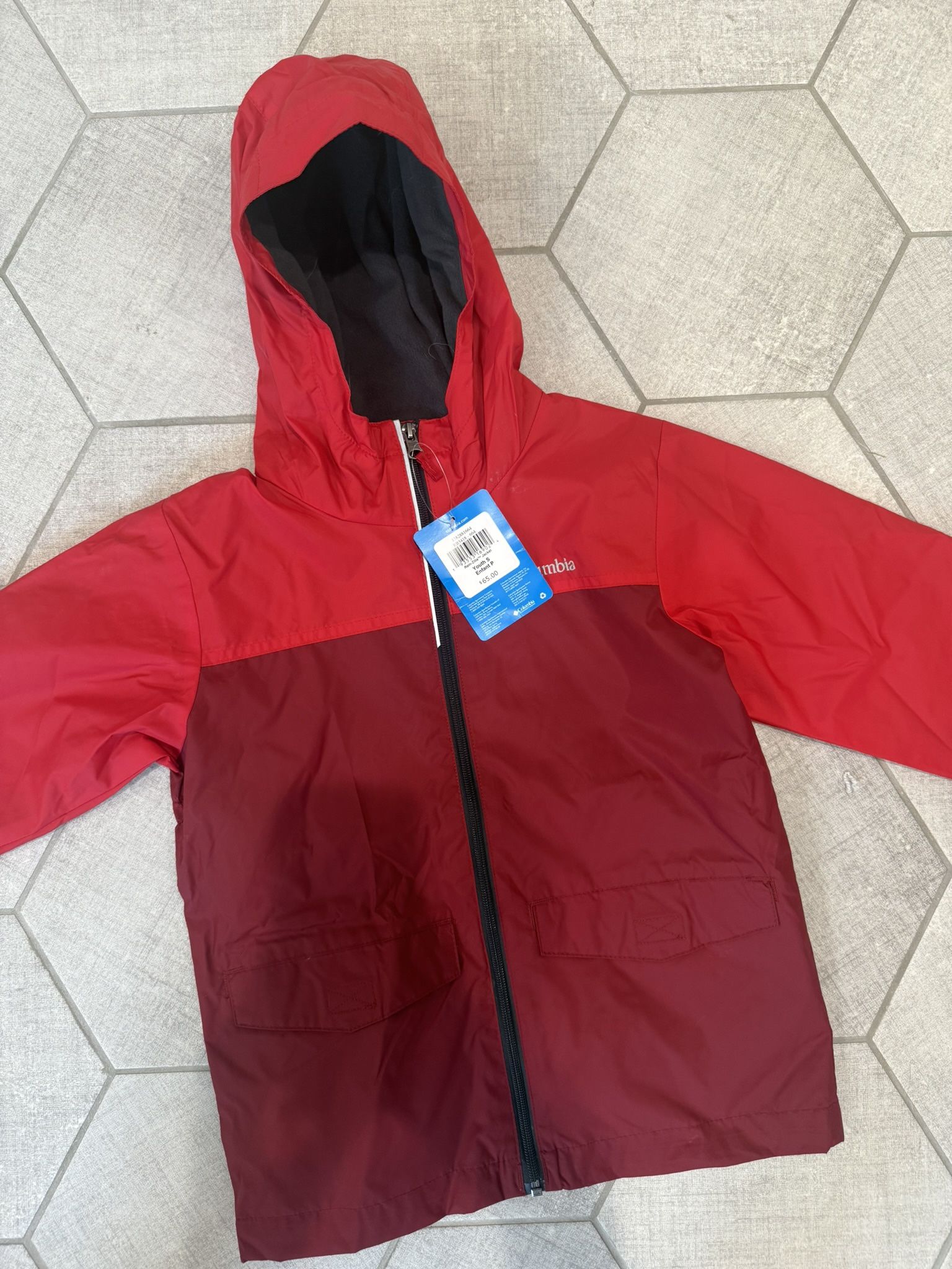 Columbia Rain jacket Kids Small NWT