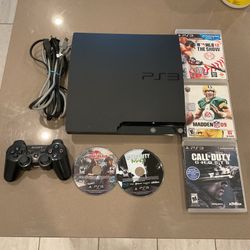 PlayStation 3 ps3 console with games