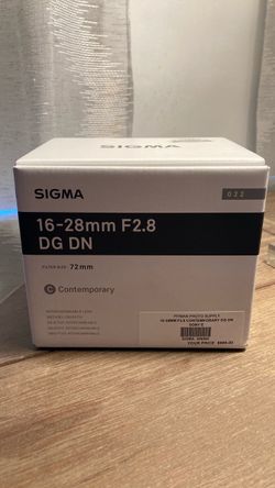 Sigma 16-28mm F2.8 DG DN Lens for Sony E Mount Cameras