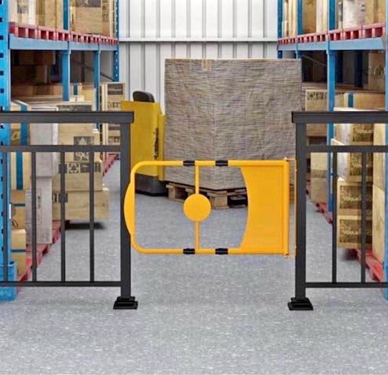 New in the box Universal Warehouse Safety Swing Gate, Retractable ...