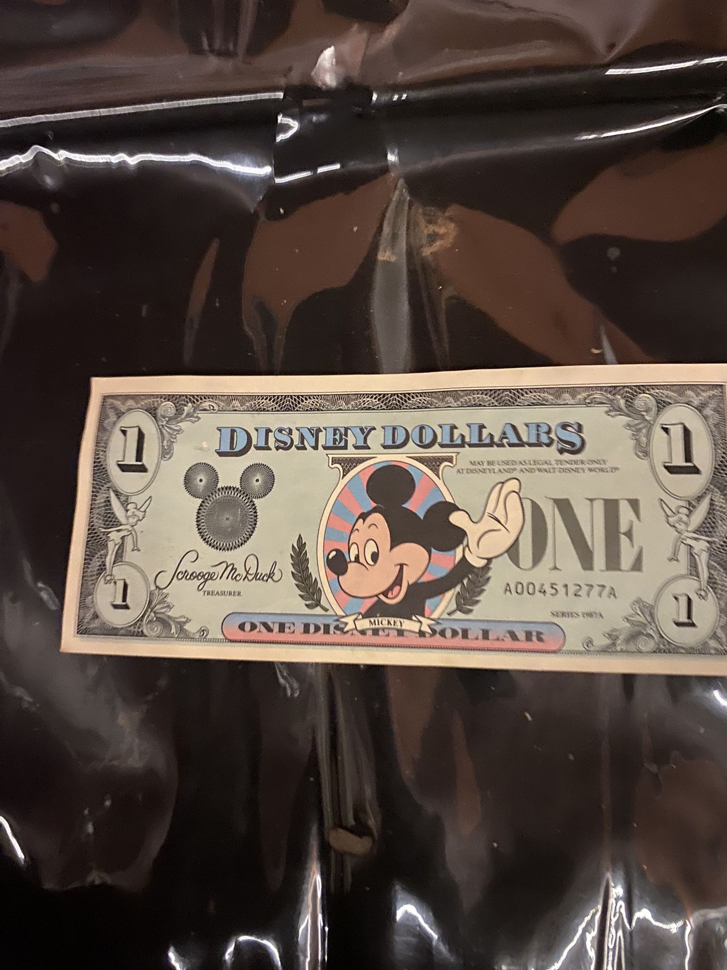 1987 $1Disney Mickey Mouse Dollar