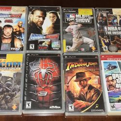 Sony PSP Game Lot (8)