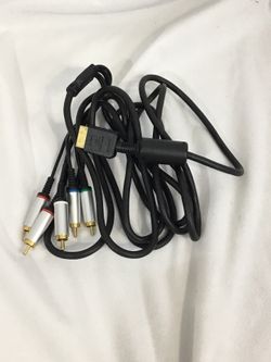 Official Sony Playstation 2 Component Cable GOLD PLATED