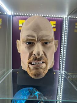 Cesar WWF Stone Cold Steve Austin  Vinyl Mask 1997 Vintage Wrestling WWE