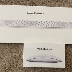 Apple Magic Keyboard and Mouse