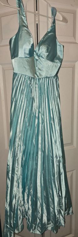 Dress gown size 2 sky blue
