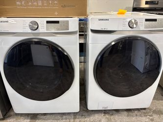 SAMSUNG FRONT LOAD GAS DRYER SET 