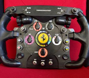 Ferrari F1 racing wheel thrustmaster