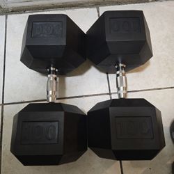 Weight 100lb Dumbbells 